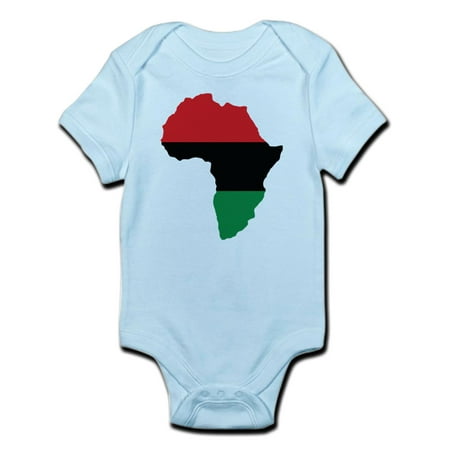 

CafePress - Red Black And Green Africa Flag Body Suit - Baby Light Bodysuit