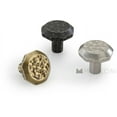 thumbnail image 3 of Manzoni Mg0761-000 Mystic 1-1/4" Distressed Geometric Cabinet Knob - Antique Florence, 3 of 3