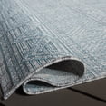 thumbnail image 5 of SAFAVIEH Courtyard Altan Geometric Indoor/Outdoor Area Rug, Light Grey/Aqua, 6'7" x 6'7" Round, 5 of 11