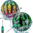 thumbnail image 1 of 2 piezas de bolas de piscina submarinas LANNMXG juguetes de buceo con adaptador de llenado de agua, 1 of 5