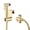 Brushed Gold, variant on taoruifang Metal Handheld Bidet, Bidet Attachment Rose Gold with Two Water Pressure Modes, Rust-Proof, Corrosion-Resistant 4 Piece