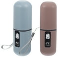 thumbnail image 1 of 2pcs Portable Toothbrush Cup Washing Cup Toothbrush Storage Box Holder for Travel Hiking Camping (Random Color), 1 of 8