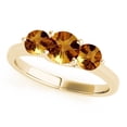 thumbnail image 6 of 2.15 Ct Three Stone Citrine Engagement Ring For Women- 10K Gold, 6 of 7