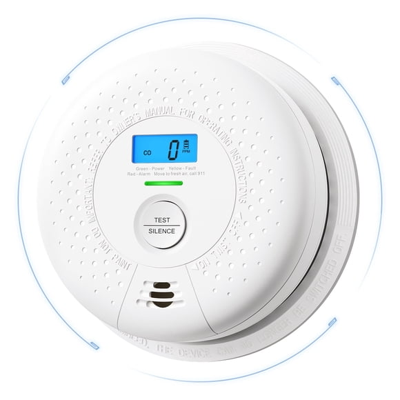 X-Sense Smoke and Carbon Monoxide Alarm Combo, 10 Year Battery, Wireless Interconnected Smoke Detector, Connects Up to 24 Link+ Alarms, 3 Pack, SC01-W