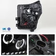 thumbnail image 3 of AKKON - For F-Series SuperDuty Pickup Truck Black Bezel Dual LED Ring Projector Headlights Replacement, 3 of 5