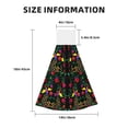 thumbnail image 3 of Sikiie Mexican Flower 2 Hand Towel with Loop Hanging Towel Absorbent Tie Towels for Kitchen Tea Bar Bathroom Decor, 3 of 7
