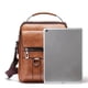 thumbnail image 4 of Puntoco Bolso Bandolera Bolso De Hombro para Hombre Bolso De Cuero Informal De Mano Vertical De Cuero Vintage para Hombre Regalo para Padre/Aniversario, 4 of 8