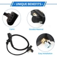 thumbnail image 3 of Unique Bargains 1 Pc Crankshaft Position Sensor for Seat Leon I Hatchback 1.4 1.6 16V 2000-2006 Sturdy Metal Plastic Black Engine Crank CKP Sensor, 3 of 6