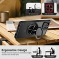 thumbnail image 3 of For ZTE nubia Red Magic 9 Pro 5G 9 Pro+ 5G Case Compatible with MagSafe TPU + PC Rotary Kickstand Ph, 3 of 5