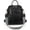 1256 Black New Strap, variant on Women Backpack Purse 3 ways PU Washed Leather Ladies Rucksack Shoulder Bag C Purple