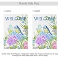 thumbnail image 3 of GZHJMY Floral Bird Welcome Garden Flag 28 x 40 Inch Vertical Double Sided Welcome Yard Garden Flag Seasonal Holiday Outdoor Decorative Flag for Patio Lawn Home Decor Farmhous Yard Flags, 3 of 6