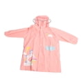 thumbnail image 2 of Cute Cartoon Design Kids Rain Ponchos, Waterproof Wide Use Durable EVA Material with School Bag Cover, 2 of 5
