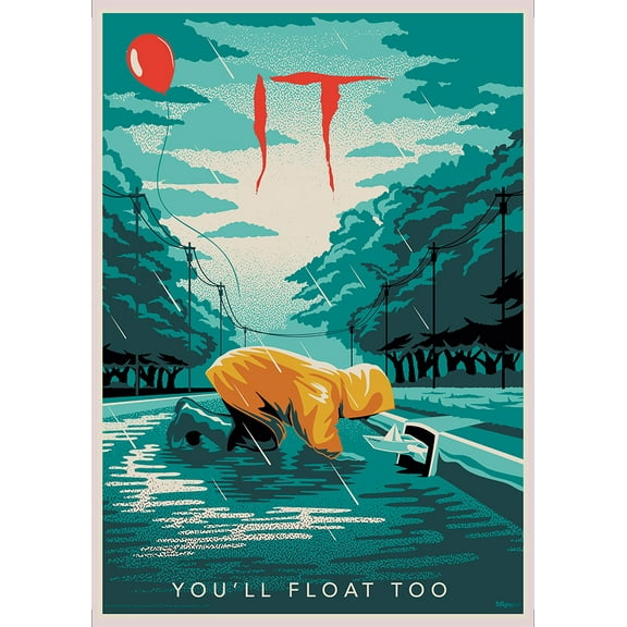 IT: Chapter (Vintage Youll Float Too) MightyPrint™ Wall Art