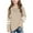 Khaki, variant on Jgppe Boys Girls Casual Shirts Long Sleeve Crewneck Loose Striped Lightweight Pullover Tops Spring Fall 3-14 Years