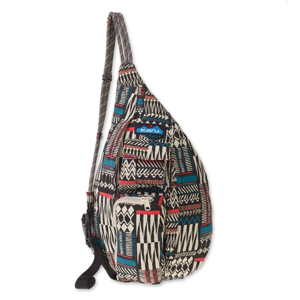 Kavu KAVU Mini Rope Bag Cotton Crossbody Sling Pattern Stack