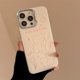 thumbnail image 2 of Funda suave con diseño de gato y flores de dibujos animados para iPhone (blanca, iPhone 16 Pro Max), 2 of 6