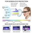 thumbnail image 5 of MARE AZZURO Bifocal Reading Glasses Women Blue Light Blocking Readers 1.0 1.25 1.5 1.75 2.0 2.25 2.5 2.75 3.0 3.5 (Purple, 3.00) UV400 Protection with Spring Hinge, Polycarbonate Lens, 5 of 7