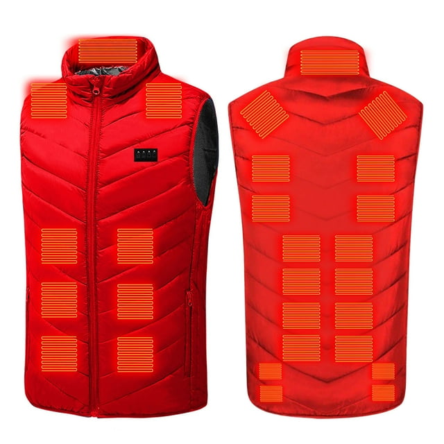 Chaquetas y abrigos casuales sin mangas y sin capucha, tallas grandes, para hombre y mujer, 27, para invierno