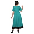 thumbnail image 3 of Moomaya Robe Kurti Tunique Longue Ligne A pour Femmes, Manches au Coude, Kurti Décontractée Imprimée, 3 of 5