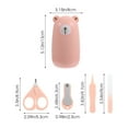 thumbnail image 3 of MasteelfCA 1 Set Baby Nail Scissors Clipper Portable Infant Clipper Child Healthcare Tools, 3 of 7