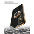 thumbnail image 6 of Compatible with Redmi Note 12 Pro Case Silicone TPU Shockproof Redmi Note 12 Pro 4G Phone Case with Magnetic Ring Kickstand Plating Anti-Scratch Cases (Black), 6 of 14