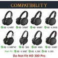 thumbnail image 2 of SOULWIT Lambskin Ear Pads Cushions Replacement, Earpads for Sennheiser HD 4.50BT, HD 4.50BTNC, HD 4.50SE, HD 4.40BT, HD 4.30G, HD 4.20S, HD 458BT, HD 450, HD 450BT, HD 400S, HD 350BT, 2 of 6