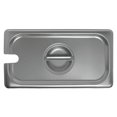 thumbnail image 3 of Allied Buying Corp CSTC-1300S Third-Size Steam Table Pan Slotted Cover for 24 Gauge Stainless Steel Steamtable Pans, 3 of 4