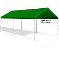 thumbnail image 3 of 12' X 20' Canopy Replacement Cover - for Frames 10' W X 20' L (See Diagram) Green Carport Replacement Top, 3 of 6