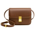 thumbnail image 1 of Bolso Hombro Mensajero Con Solapa Y Correa Ajustable PU para Mujer, 1 of 9