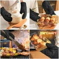 thumbnail image 3 of Oven Mitts and Pan Racks 4-Piece Set, Extended Kitchen Oven Mitts and Pan Racks, Heat Resistant 500 °F, Silicone Non-Slip Surface for Baking and Cooking, 10.63x6.69" & 6.89x6.89", 3 of 8