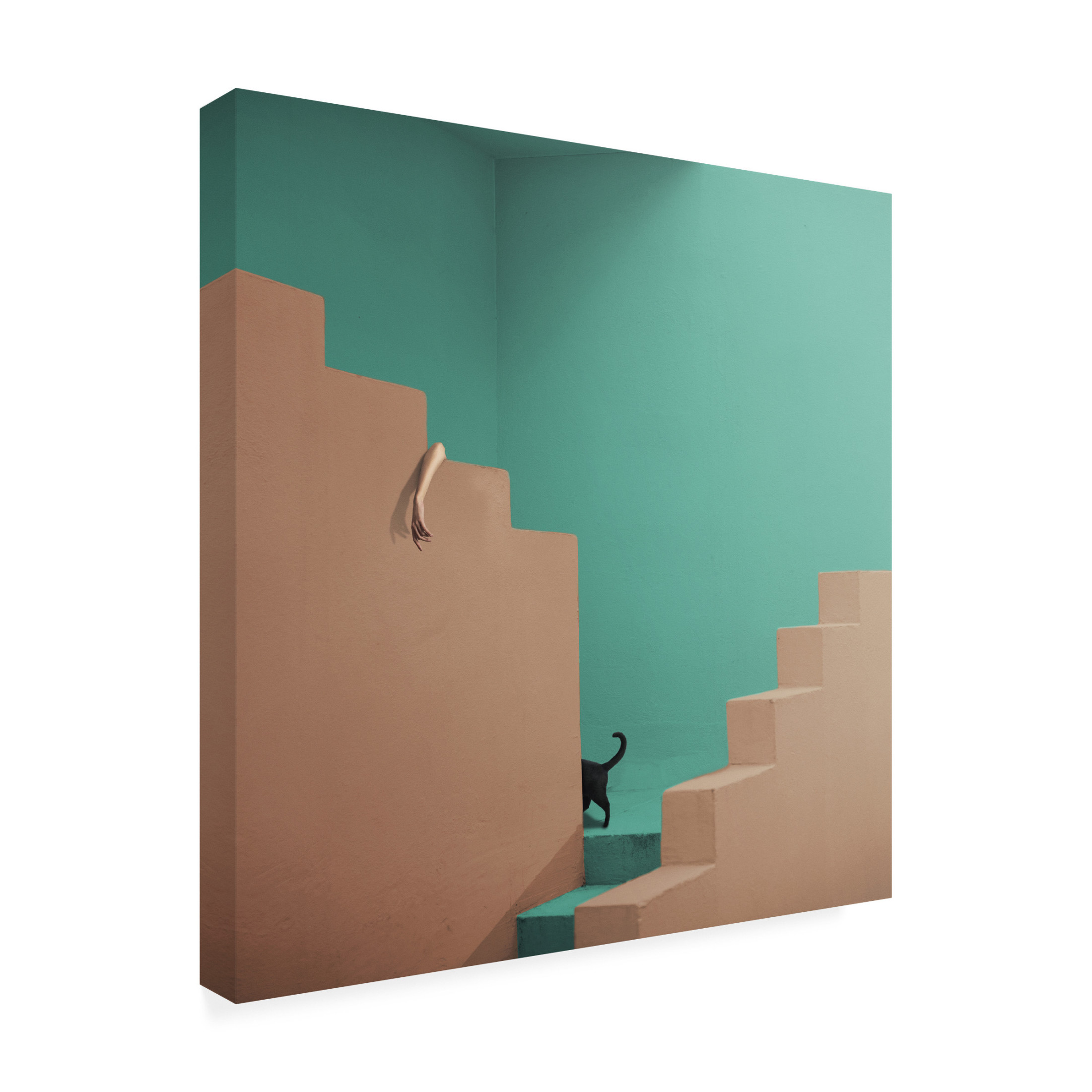 Canvas Wall Art - Hardibudi  'Seek And Ye Shall Find  X' Wall Art for Living Room, Bedroom, or Office D?cor by Trademark Fine Art - 24 x 24 Inches