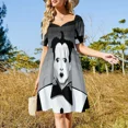 thumbnail image 4 of Vestido de manga corta Klaus Nomi Vestido de mujer vestidos para mujer Vestido largo mujer, 4 of 7