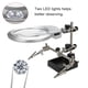 thumbnail image 4 of Lupa De Acero De Joyería Antigua De Cristal, Lupa 5X Con Luz LED Y Clip, 4 of 7
