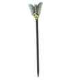 thumbnail image 1 of Miangastore Flower Hairpin Cloth Green 1Pc 7.5X1.2X0.4In, 1 of 9