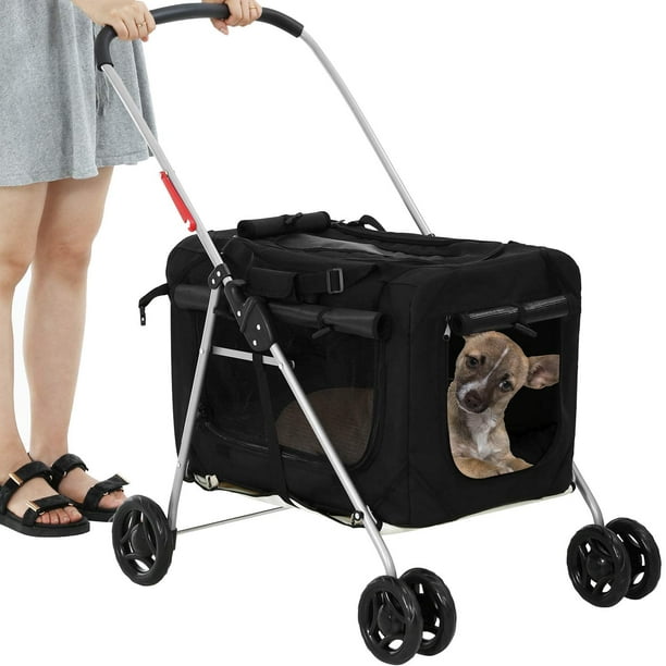 Dog Stroller Cat Stroller Pet Carriers Bag for Small Medium Dogs Cats