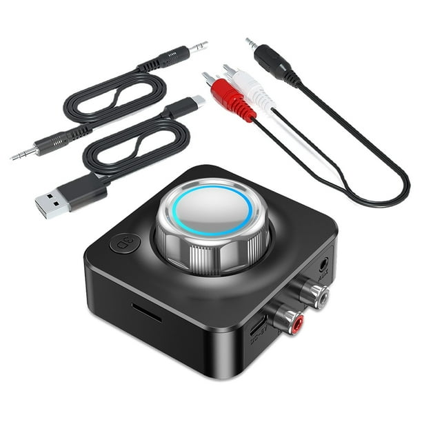 Récepteur de Musique Compatible Bluetooth RCA aux Stéréo Adaptateur HiFi  Smartphone Jack Streaming Son Haut-Parleur Voiture Casque Filaire Home  Cinéma 