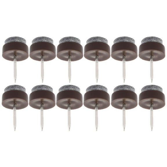 Felt Pad Nail DIY Furniture Legs Feet Floor Protector 13mm 1/2" Dia 12pcs