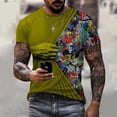 thumbnail image 1 of Camiseta Hip Hop Black Soul Street para hombre, camiseta de verano con garra de fantasma Harajuku, camiseta holgada de moda con estampado 3D de manga corta, ropa informal Tan Jianjun unisex, 1 of 2