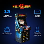 Arcade1Up Mortal Kombat II Classic SE Arcade Machine – 4 - Foot Cabinet, 13 Classic Video Games, 15.6” IPS Display, Easy Assembly, Perfect for Home Gaming
