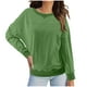 thumbnail image 2 of Puntoco Sudaderas casuales de color sólido para mujer, cuello redondo, manga larga, ligeras, sueltas Puntoco Puntoco-1478, 2 of 8
