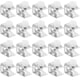 thumbnail image 1 of 20 piezas de soportes de vidrio, clips de vidrio, soportes fijos para estantes de vidrio, clips de fijación de vidrio para baño, 1 of 7
