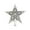 Silver, variant on Star Tree Topper Lighted Christmas Tree Hang Decoration Ornament Treetop Topper