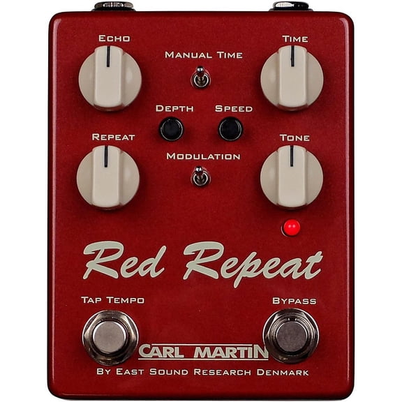Carl Martin Red Repeat 2016 Edition Delay/Echo Guitar Pedal - CM0224