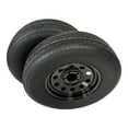 thumbnail image 6 of 2-PK TrailQuest Trailer Tire Rim ST225/75R15 LRE Radial 5 Lug Black Modular Wheel 5X4.5" Bolt Pattern, 6 of 7