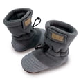 thumbnail image 3 of Jan & Jul Stay-Put Cozy Booties for Boys or Girls (Heather Grey, Medium), 3 of 6
