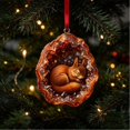 thumbnail image 4 of Pxyqht Animal Theme Print Acrylic Christmas Hanging Trinket Light Weight Pendant Tree Wreath Wall Ornament For Household Indoor Xmas Party Interior Styling, 4 of 5