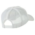 thumbnail image 4 of Smile Face Embroidered Big Size Trucker Cap - White XL-3XL, 4 of 5