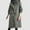 *Dark Gray, variant on ClodeEU Women's Long Waterproof Rain Hooded Coats With Pockets,Casual Trendy Windbreaker Wine,Womens Plus M