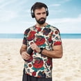 thumbnail image 4 of Wukai Chicken Print Men's Short-Sleeved Mesh T-Shirt,Quick-Dry Short Sleeve Workout T-Shirt-Small, 4 of 8