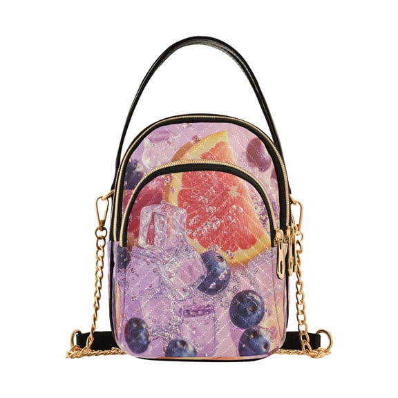 DIXRUYEE Cross Body Fashion Shoulder Waist Purse Bags Citrus Cascade Pocket Handbags